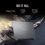 ASUS TUF F16 gaming laptop with RTX 4050 graphics