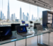 A skilled hardware technician running extensive diagnostic tests on a pre-owned laptop.